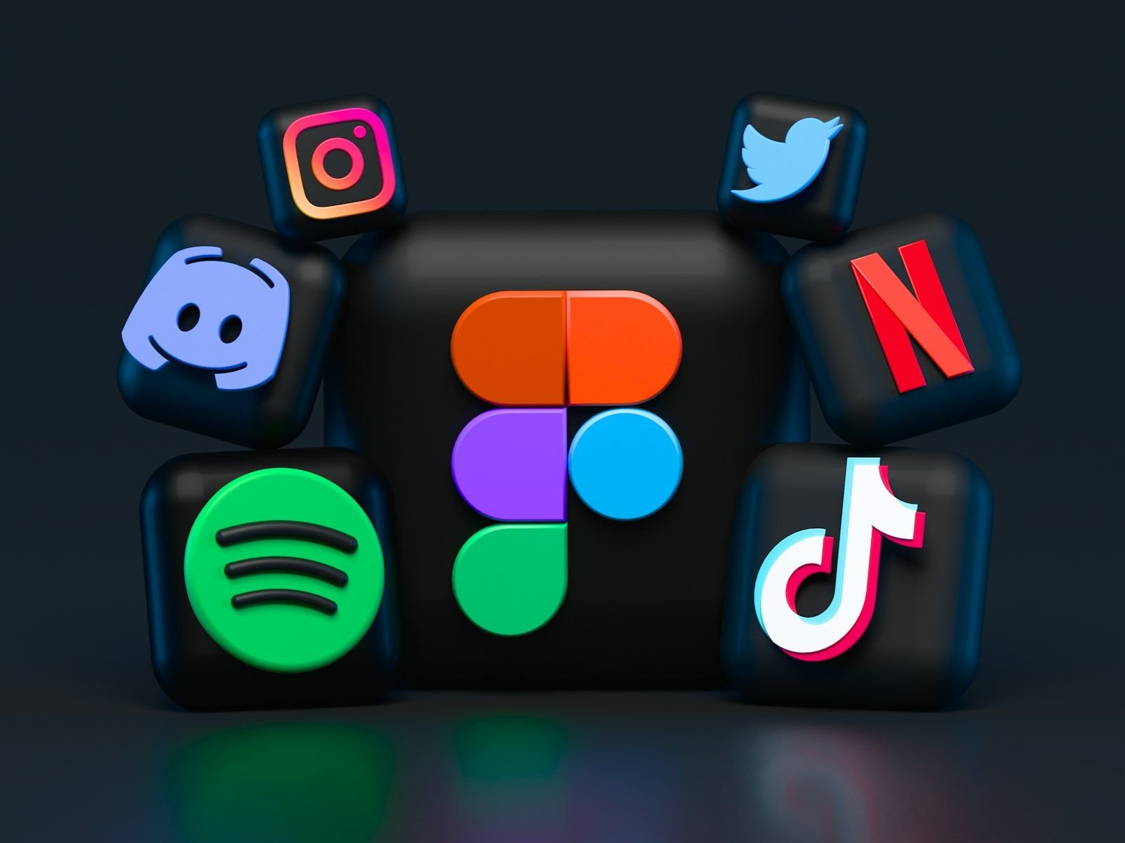 Smartphone showing social media apps used for paid social campaigns